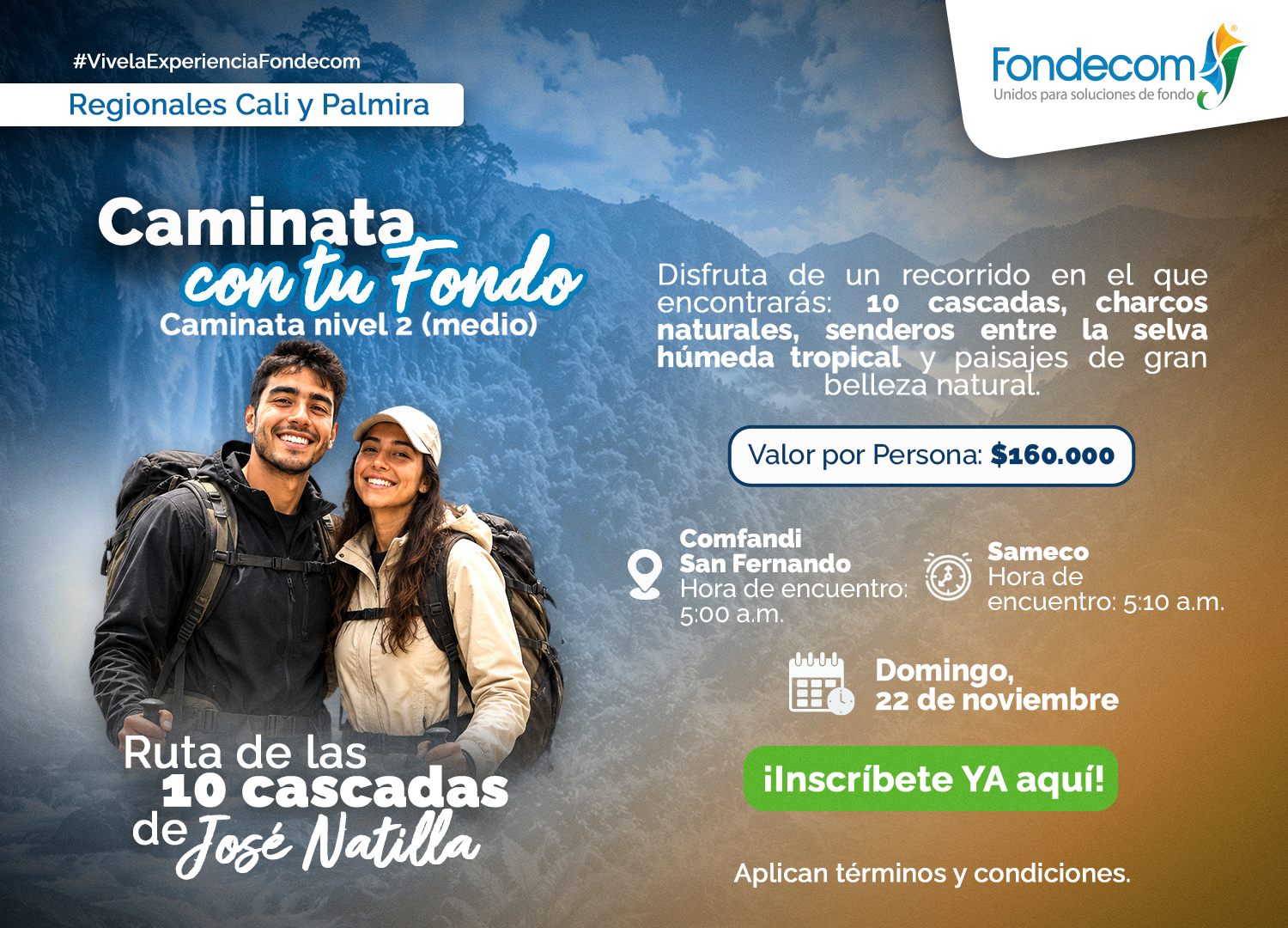 Caminata Jose Natilla 2026 Banner Pequeño